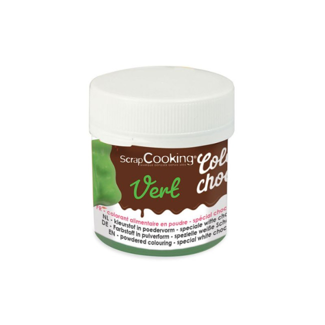 Color'Choco liposoluble Vert, ScrapCooking