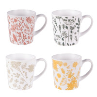 Coffret 4 Mugs 34 cl Galehia, Table Passion