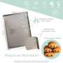Plaque de cuisson perforée aluminium, ScrapCooking