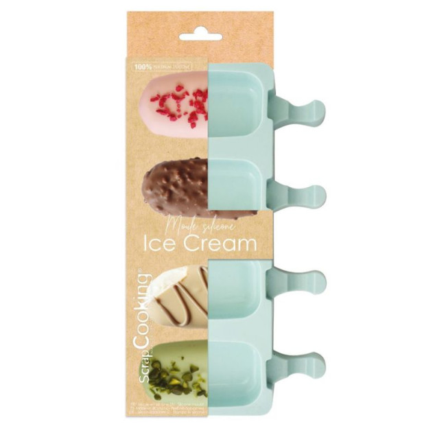 Moule en silicone pour glaces et Magnum cake, ScrapCooking