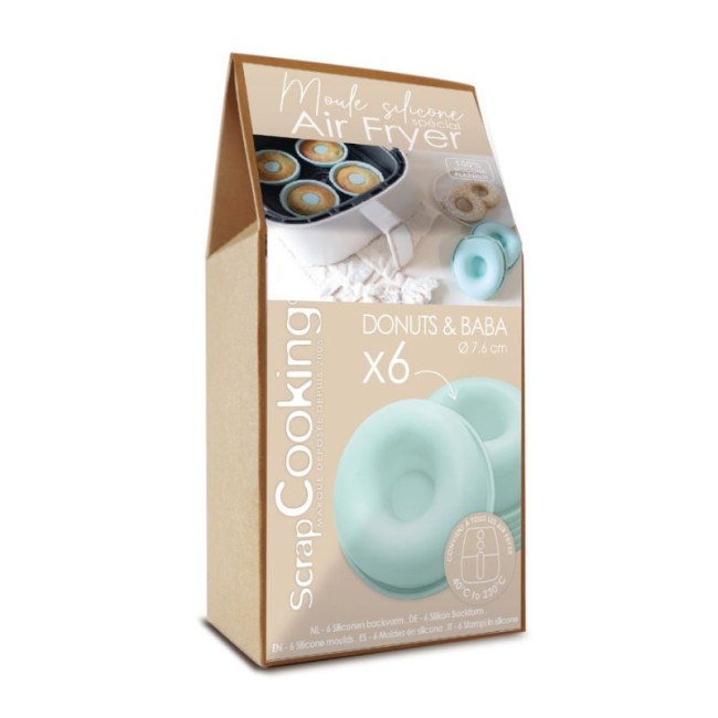 6 moules silicone Airfryer Donuts, ScrapCooking