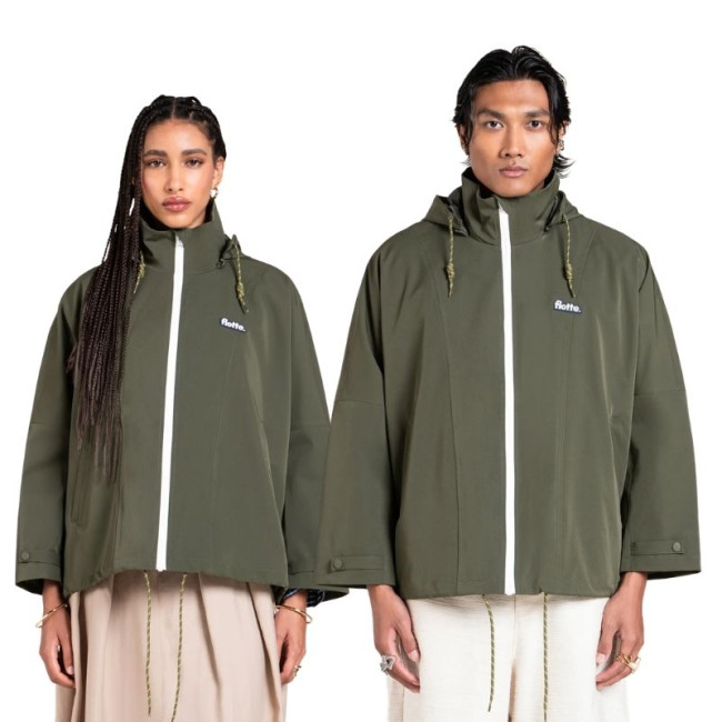 Cape Imperméable Mixte Lourmel Kaki, Flotte