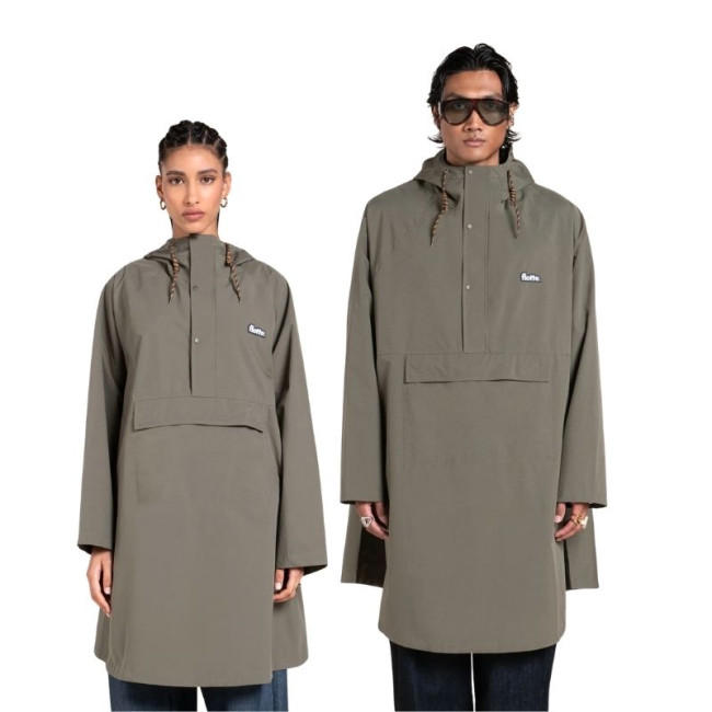 Poncho Imperméable Mixte Gabriel Kaki, Flotte
