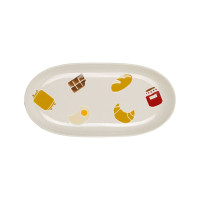 Plat Ovale Réveil Gourmand, Jardin d'Ulysse