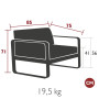 Fauteuil Bellevie, Fermob