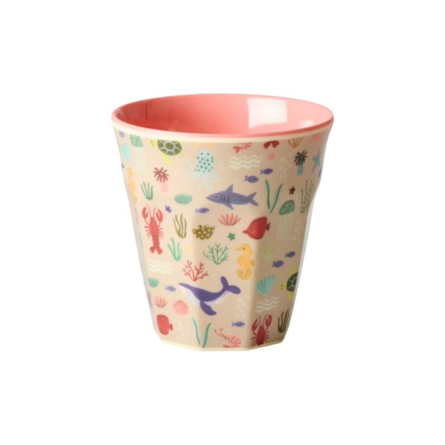 Gobelet Enfant Corail Ocean Print, Rice
