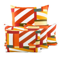 Coussin Outdoor Pondichery Paprika, Haomy