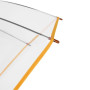 Parapluie Cloche Transparent Ganse Jaune ROMAIN, Anatole