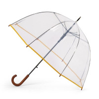 Parapluie Cloche Transparent Ganse Jaune ROMAIN, Anatole