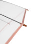 Parapluie Cloche Transparent Ganse Rose Corail NINA, Anatole