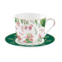 Coffret Tasse Déjeuner 37cl Botanic Chic, Easy Life