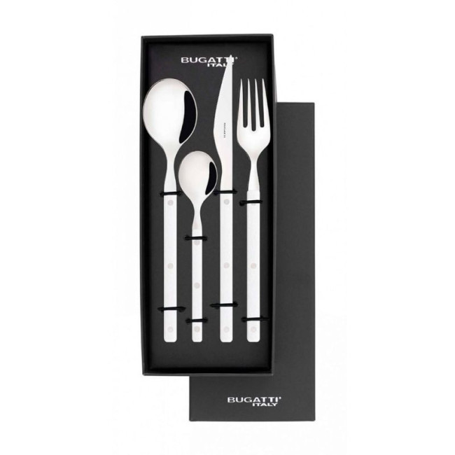 Ménagère 24 pièces Allegra Blanc, Bugatti