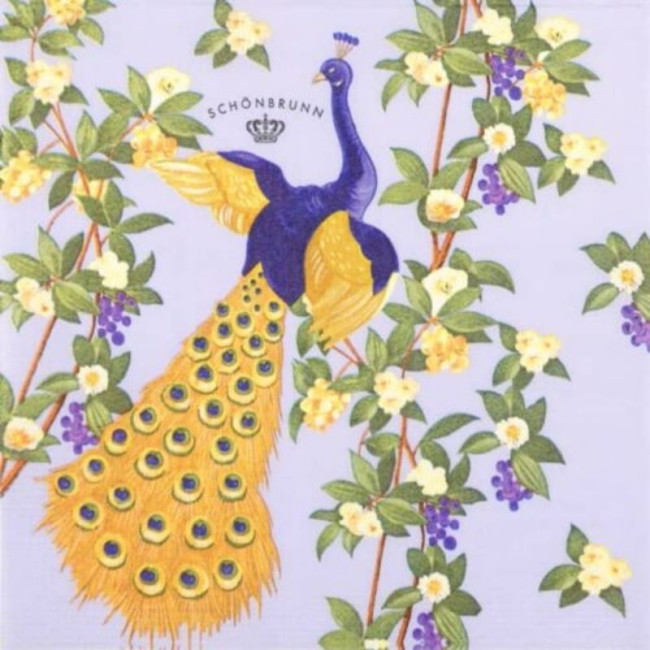 20 serviettes en papier Paon, Paperproduct Design