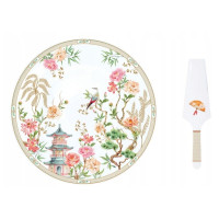 Plat à Tarte 32 cm avec Pelle Jardins d'Orient, Easy Life