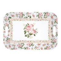 Plateau de Service Chant des Roses 47 x 33 cm, Easy Life