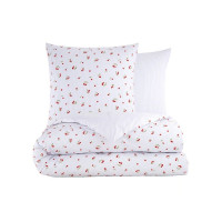 Housse de couette et taies La Cerise, Solène par Anne de Solène