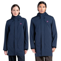 Parka Imperméable Mixte Beaubourg Indigo, Flotte