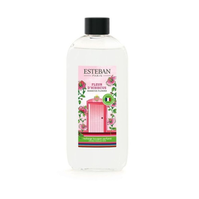 Recharge de bouquet parfumé 200ml Fleur d'Hibiscus, Esteban