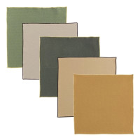 Serviette de table en coton recyclé Grace, Winkler