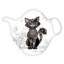 Repose sachet de thé Chat Noir Kook, Kiub