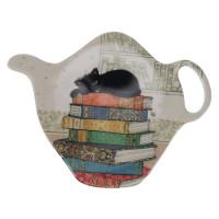 Repose sachet de thé Bug Art Chat livres, Kiub