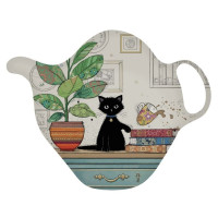 Repose sachet de thé Bug Art Chat Bureau, Kiub