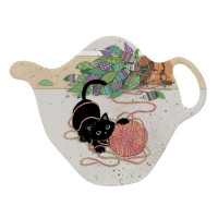 Repose sachet de thé Bug Art Chaton Pelote, Kiub