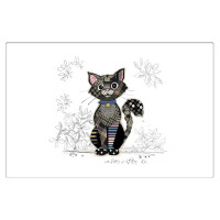 Set de Table Chat Noir Kook, Kiub