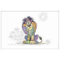 Set de Table Lion Kook, Kiub