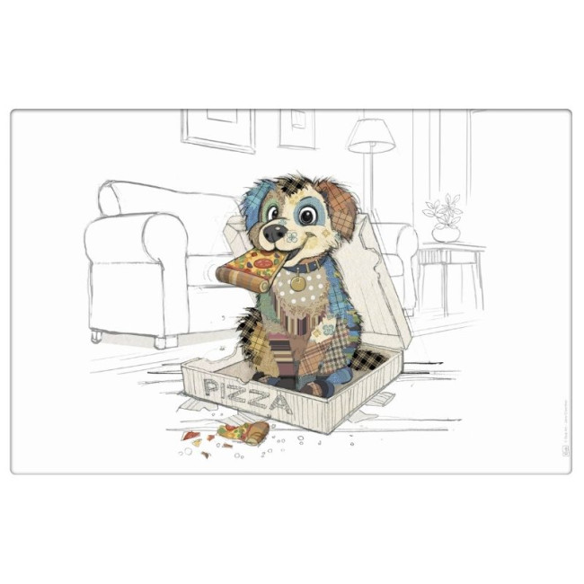 Set de Table Chiot Gourmand Kook, Kiub