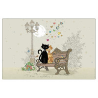Set de table Bug Art Couple de Chats, Kiub