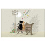 Set de table Bug Art Couple de Chats, Kiub