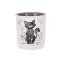 Coquetier Chat Noir Kook, Kiub