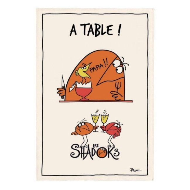 Torchon Shadoks À table, Winkler