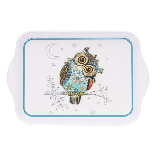 Plateau en mélamine Chouette Kook, Kiub