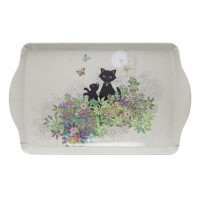 Grand plateau en mélamine Bug Art Chaton Jardin, Kiub