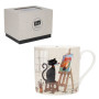 Mug XL 42 cl Bug Art Chat Peintre, Kiub