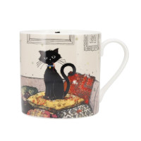 Mug XL 42 cl Bug Art Chat et Coussins, Kiub