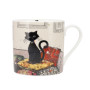 Mug XL 42 cl Bug Art Chat et Coussins, Kiub