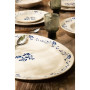 Plat Ovale 42 x 30 cm Appoline Bleu, Table Passion