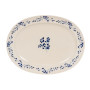 Plat Ovale 42 x 30 cm Appoline Bleu, Table Passion
