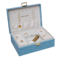 Boîte à Bijoux Louise Lin Bleu Ciel, Maison Scarlett