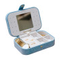 Boîte à Bijoux de Voyage Brigitte Lin Bleu Ciel, Maison Scarlett