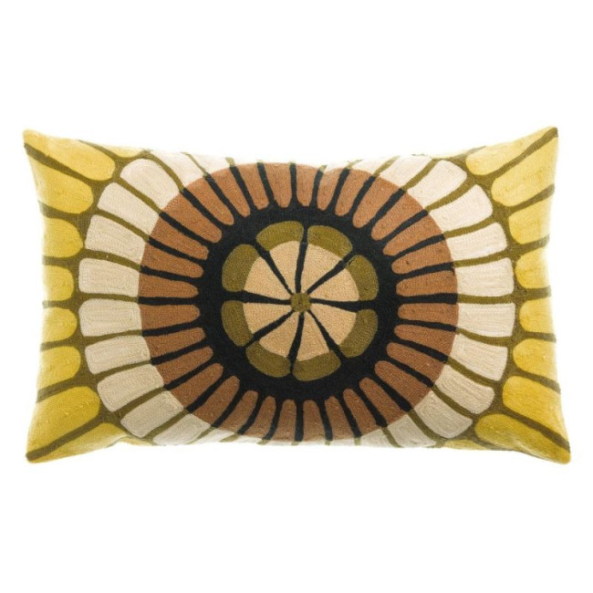 Coussin Brodé Zeno Multico, Vivaraise