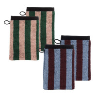 Lot de 2 Gants de toilette Charly, La Cerise sur le Gâteau