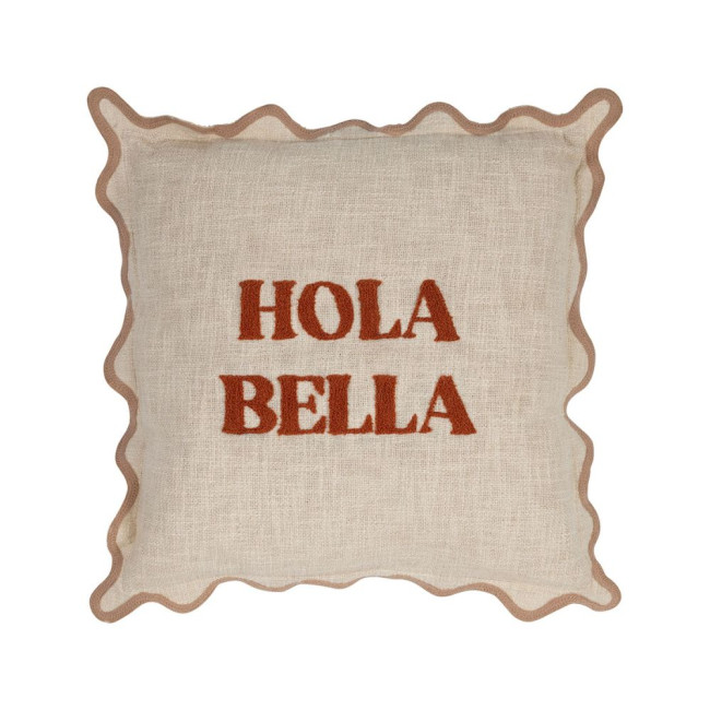 Coussin Hola Bella Lumi Terracotta, Sema Design
