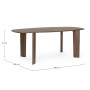 Table Sterling 200 x 100 cm, Bizzotto