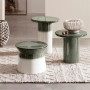Table Basse Baraki Vert H 35.5 cm, Bizzotto