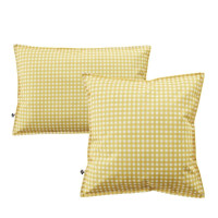Coussin d'extérieur Vickie Jaune, L'effet papillon