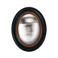 Miroir Ovale Perle 24 x 19 cm convexe, Emdé